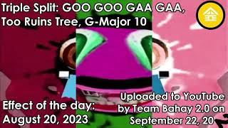 Klasky Csupo Effect Of The Day Triple Split Goo Goo Gaa Gaa, Too Ruins Tree, G-Major 10