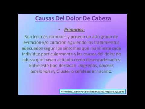 Causas Del Dolor De Cabeza o Migraña - Remedios Caseros Causas Del Dolor De Cabeza o Migraña - Remedios Caseros
