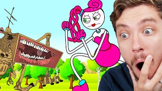 Reacting To Mommy Long Legs Vs Megahorn