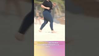 Captamos A Chiquis Rivera Cuando Se Ejercitaba En La Playa De Tulum