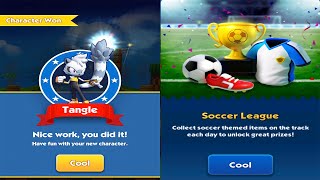 Sonic Dash - Tangle New Character Soccer League Event - All 58 Characters Unlocked Android Gameplay