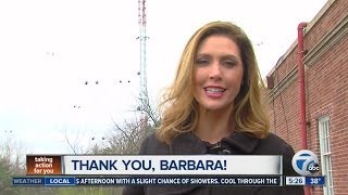 WXYZ Morning Anchor Alicia Smith salutes Barbara Walters