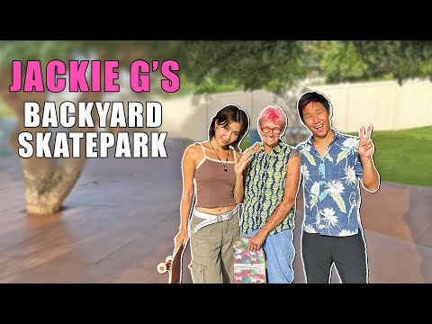 Jackie G’s Amazing Backyard Skatepark