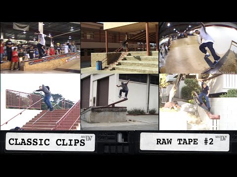 Raw Skateboarding Mini DV Tape #2 Classic Clips