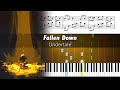 Undertale - Fallen Down - Piano Tutorial