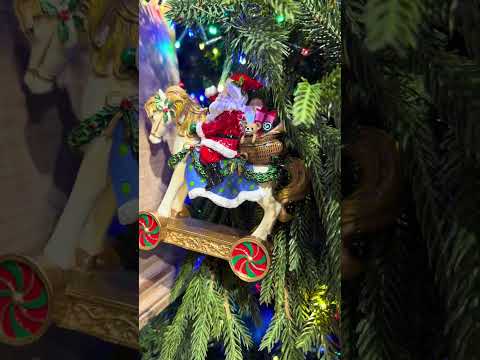 Raz 5" Santa on Toy Horse Christmas Ornament 4510393 Raz 5" Santa on Toy Horse Christmas Ornament 4510393
