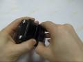 Foto pequena PDair Leather Case for Sony Ericsson W705/W705a/W705u - Horizontal Pouch Type (Black)