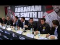 PAUL SMITH v ARTHUR ABRAHAM 2 - POST FIGHT PRESS CONFERENCE - BERLIN (JUST THE ENGLISH BITS)