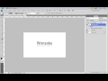 TUTO PHOTOSHOP - REFLET SOUS UN TEXTE