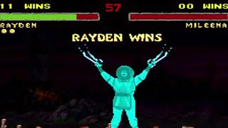 Mortal Kombat 2. Rayden. Fatality