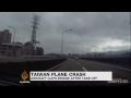 Dashboard camera captures Taiwan plane crash