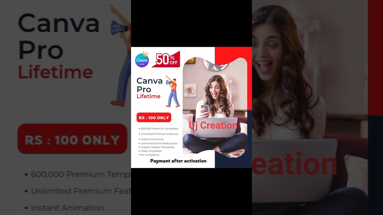 Canva pro for lifetime only 100 rupees.Earn 2000 daily Canva pro for lifetime only 100 rupees.Earn 2000 daily