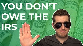 IRS Tax Scam Explained - You're Not Under Arrest