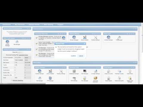 Video web hosting control panel demo
