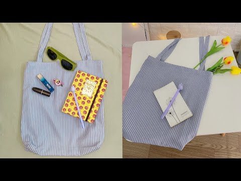 CÁCH MAY TÚI VẢI ĐẸP | DIY TOTE BAG