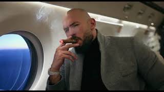 Andrew Tate Smoking Cigar On 30 Milion Private Jet