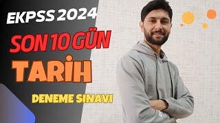 Ekpss Son 10 Gün Tarih Deneme Sınavı Ekpss 2024