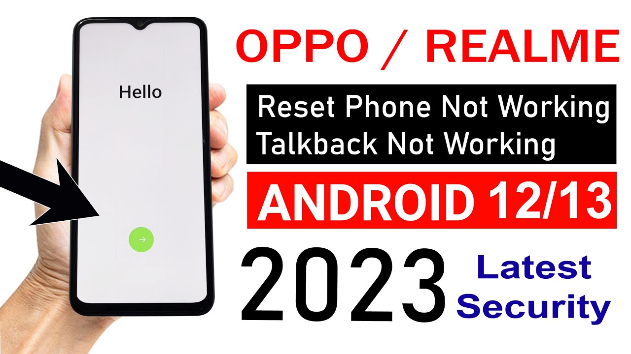 FRP Unlock Android 12/13 All OPPO/REALME Without a PC — FRP Unlock Android 12/13 All OPPO/REALME Without a PC —