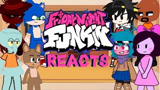 Friday Night Funkin' Mod Characters Reacts | Part 32 | Moonlight Cactus |