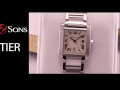 Video Pre-Owned Cartier Tank Francaise w51011Q3
