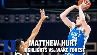 Dukes Matthew Hurt Lifts The Blue Devils With 22 Points