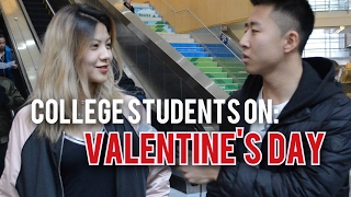 College Students On: Valentine's Day