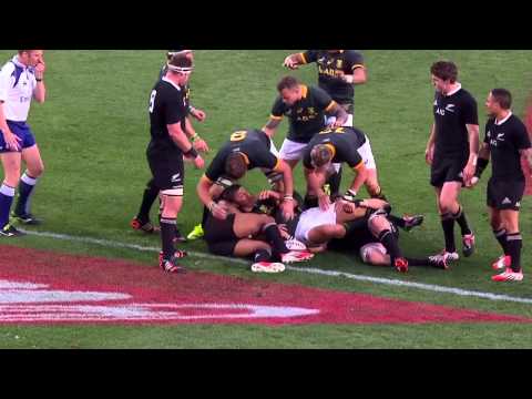 All Blacks v Springboks try scoring highlights - Rugby Championship Video - All Blacks v Springboks 