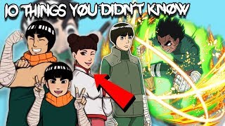 10 Things You Didn't Know About Rock Lee - Boruto & Naruto