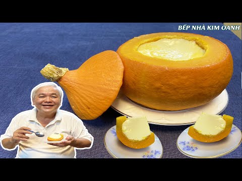 Cách làm Flan bí đỏ
