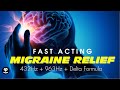 Migraine Relief | Third Eye Balancing | Black Screen | Binaural Beats