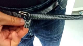 Strange belt buckle