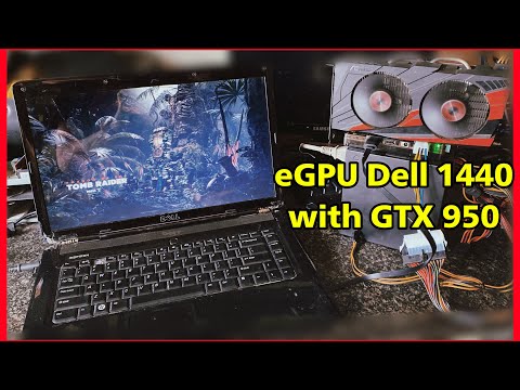 Hướng dẫn lắp đặt eGPU laptop Dell 1440 với GTX 950 2GB - HuyTun