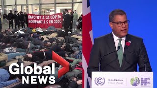 Halloween-Themed Climate Protest Held As Cop26 President Says Climate Lights Flashing Red