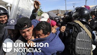 Migrantes De La Caravana Detenidos Al Intentar Ingresar A La Fuerza A Eeuu Serán Deportados