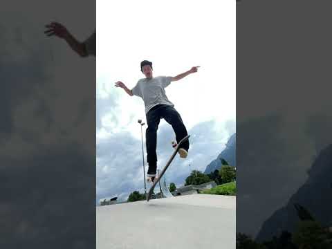 Amazing unexpected Skateboard Trick! #shorts