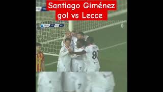 Santiago Giménez Vs Lecce Serie A 2425