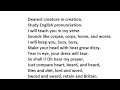 English Pronunciation - "The Chaos" by Dr. Gerard Nolst Trenité