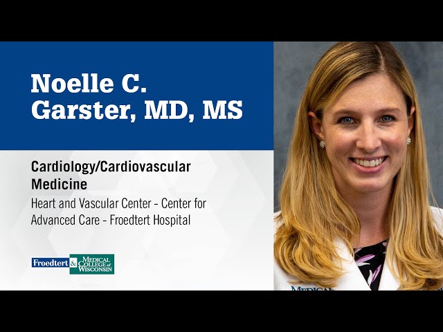 Watch Dr. Noelle Garster, cardiologist on YouTube.