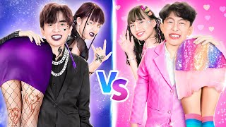Pareja Suave Vs Pareja Rockera En El Baile Quién Es La Mejor Pareja? Estudiante Buena Vs Mala