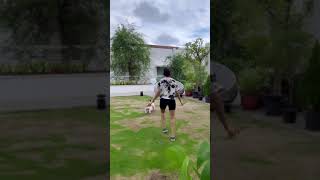 Samantha Playing With Her Pet Dog Hash