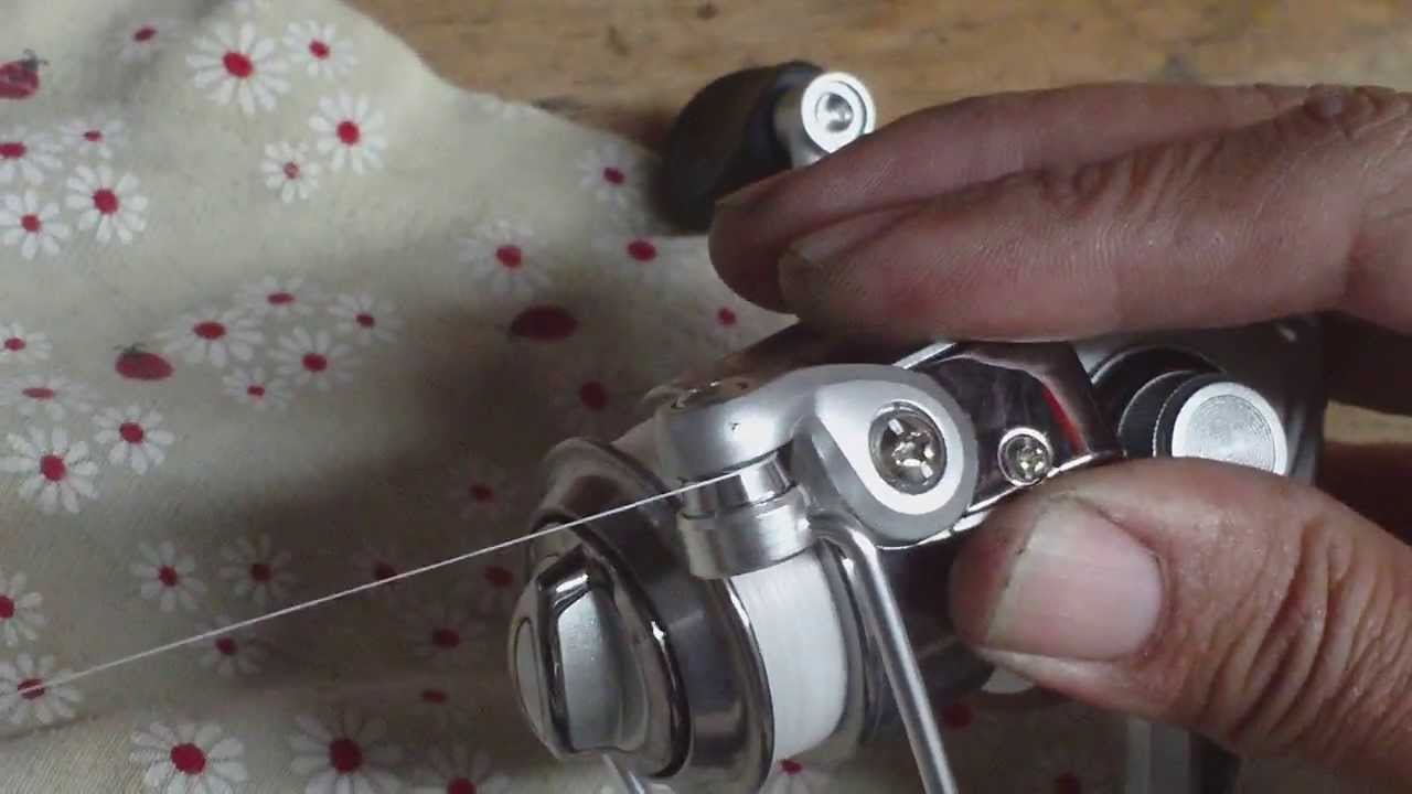 how to cast a spinning reel - Line Roller on Bail