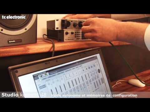 interface audio Studio Konnekt 48 de TC Electronic : connexions à la console de mixage