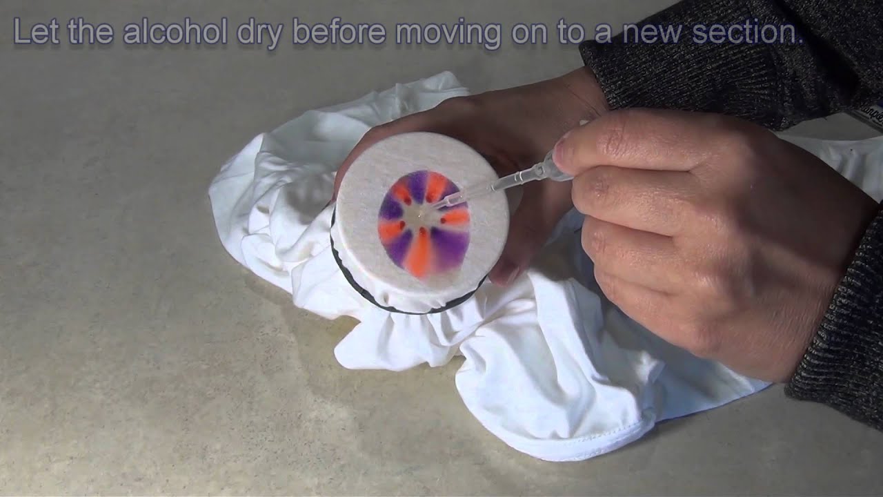 Easy Sharpie Tie Dye Science Project YouTube