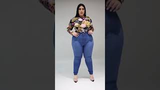Beautiful Plus Size Jeans & Top Fashion Big Big S