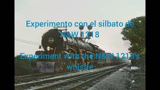 Experimentos Con Silbatos Experiment With Whistles 01 Experimento Con El Silbato De N&W 1218