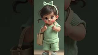 Wearing A Mint Green Ribbed Top And Shorts