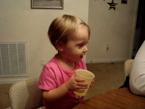 Ava having a conversation with her daddy and mommy. Super cute. Long but worth watching. :) She says