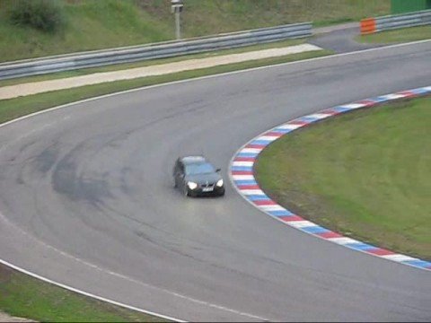 Brno circuit with BMW 535d Bmw 535d M Sport Touring. Brno circuit with BMW 535d