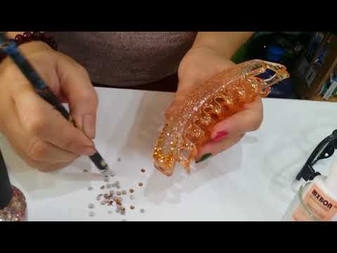 Đính đá cho kẹp tóc ..tập 1