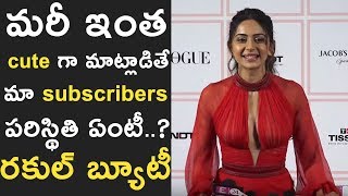 Rakul Preet Singh H0T Red Dress In Vogue Beauty Awards Rakul Preet Singh Icrazy Media